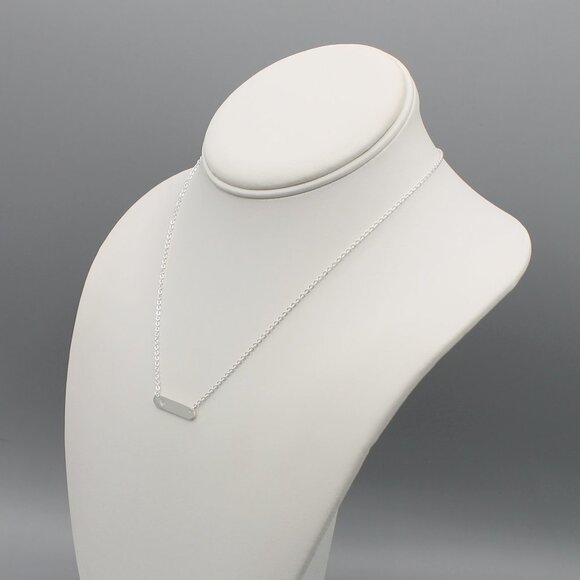 Jewelry necklace pendant bar love heart romantic modern simple dainty fashion - Picture 6 of 6